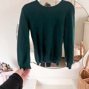 Green Cashmere charter club luxury top